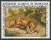 Timbre PA neuf * n 133(Yvert) Mauritanie 1973 - Tableau de Delacroix, lion