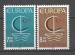 Europa 1966 Islande Yvert 359 et 360 neuf ** MNH
