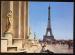 CPM  anime PARIS  La Tour Eiffel vue du Palais de Chaillot