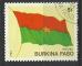 Burkina-Faso 1985; Y&T n 640; 5F symboles nationaux, drapeau