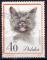 POLOGNE N 1333 o Y&T  1964 Chats (Chat gris)
