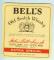 BELL'S old scotch Whisky  autocollant PUBLICITAIRE / STICKOPHILE / ALCOOL
