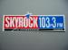 SKYROCK 103,3 FM STRASBOURG autocollant publicitaire radio 