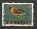 Burkina Faso timbre oblitr anne 2001  Oiseaux Tisserin Ecarlate