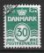 DANEMARK - 1967/70 - Yt n 463 - Ob - Srie Chiffre 30o vert fonc