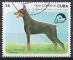 Cuba 1992; Y&T n 3194; 35c, faune, chien doberman
