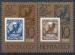 1988 Russie-URSS 5472-73** Timbre sur timbre
