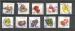 PHILIPPINES  - oblitr/used - Lot de 10 timbres "Fruits"