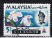 Malaysia - Selangor / 1965 / Sultan & fleurs / YT n 88, oblitr