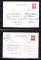 1941 - 2 entiers postaux