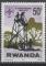 RWANDA N 814** Y&T 1978 10 anniversaire du Scoutisme