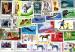 Albanie lot de 1000 timbres diffrents oblitrs