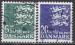DANEMARK N 856/7 oblitrs (tous les timbre  ce type en 1986)  