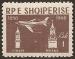 albanie - poste aerienne n 54  neuf/ch - 1960 (aminci au verso)