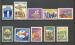 ALGERIE - neuf**/mnh** - 1990 - lot de 10 timbres diffrents