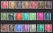 ESPAGNE : 30 timbres  " Gnral Franco"  - oblitrs