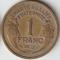 1 Franc Morlon bronze-alu 1932 avec 3 plus fin (varit 3 trs ouvert ?)