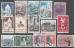 Luxembourg  petit lot de 15 timbres oblitrs