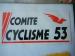COMITE CYCLISME 53 autocollant  cyclisme VELO Sport