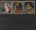 1973 BURUNDI 580-82** Nol, tableaux Bellini, Van Eyck, srie poste, 4.00
