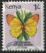 Kenya 1988 Oblitr Used Buttefly Papillon Eronia Leda