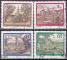 AUTRICHE "abbayes et monastres" les 4 timbres de 1984 oblitrs
