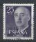 Espagne - 1955/58 - Yt n 857 - Ob - Gnral Franco 0,25c violet fonc 