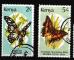 Kenya 1987 YT 417 422 Obl Papillons