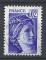 FRANCE - 1978 - Yt n 1963 - Ob - Sabine de Gandon 0,02c bleu-violet ; paire