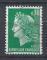 FRANCE - 1969 - Yt n 1611b - Ob - Marianne de Cheffer 0,30c vert 1 bd phosphore