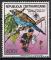 Centrafrique 1988; Y&T n PA 372A; 160 sur 400F; oiseau bengali cordon bleu