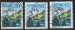 Suisse 1993; Y&T n 1418, a & b; 3x60c, Lac de Tanay, 3 timbres diffrents