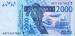 Afrique De l'Ouest Togo 2004 billet 2000 francs pick 816b neuf UNC