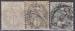 FRANCE N 107, 107a et gris fonc de 1900 oblitrs