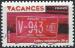 FRANCE - 2009 - Yt n A323 - Ob - Vacances ; plaque d'immatriculation
