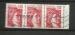 France timbre n2102 oblitr anne 1980 Sabine de Gandon triplette !!!