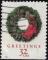 Etats Unis 1998 Greetings Couronne  feuilles persistantes Evergreen Wreath