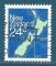 Nouvelle-Zlande N810 Carte du pays oblitr