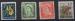 Nouvelle Zlande - Lot de 4 timbres oblitrs
