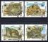 Animaux Flins Afghanistan 1985 (145) srie compl Yv 1271  1274 oblitr used