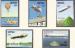 GRENADE - 1988 - Dirigeables / Zeppelin - Yvert 1586/1590 + BF 197 Neufs **