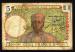 Afrique Equatoriale Franaise 1941 billet 5 francs pick 6 VF ayant circul