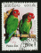 Laos 1997 - Y&T 1259 - oblitr - perroquet Insparable de Lilian