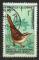 Nouvelle Caldonie 1967; Y&T n 345; 1F oiseau, Fauvette Caldonienne