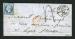 Rare lettre taxée de Genève pour Lyon ( 1861 ) avec un n° 14B - Cachet Ambulant 