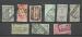 BELGIQUE - oblitr/used  - Lot de 9 timbres
