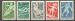 Timbres PAYS BAS Yvert n 499/503 de 1949 neuf* trace charnire