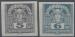 Autriche : timbres pour journaux : n 38 et 39 x neuf avec trace de charnire