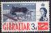 GIBRALTAR N 149 o Y&T 1960-1965 Elizabeth II rocher et crevettes