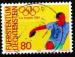 Liechtenstein 1984 YT 788 Obl Jeux olympiques Los Angeles Lancer du disque